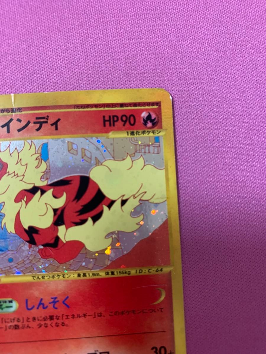 Arcanine 017/092 Holo Rare Aquapolis 2002 Pokemon Card Japanese