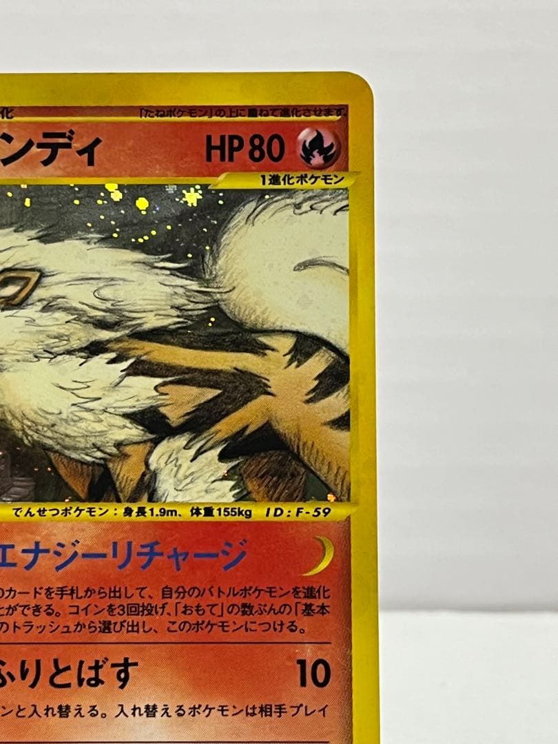Arcanine 017/088 Holo Rare Skyridge 2002 Pokemon Card Japanese